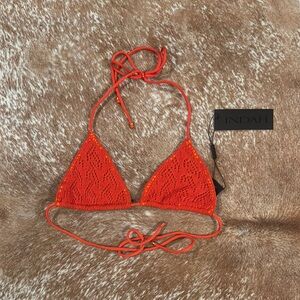 Indah Red Bikini Top